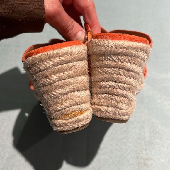 Andrew Geller Kimber Wedge Sandals Size 7.5 B33 - Picture 7 of 8